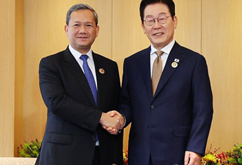 한-캄보디아 정상회담…李대통령 \"스캠범죄 예민, 각별한 배려 감사\"